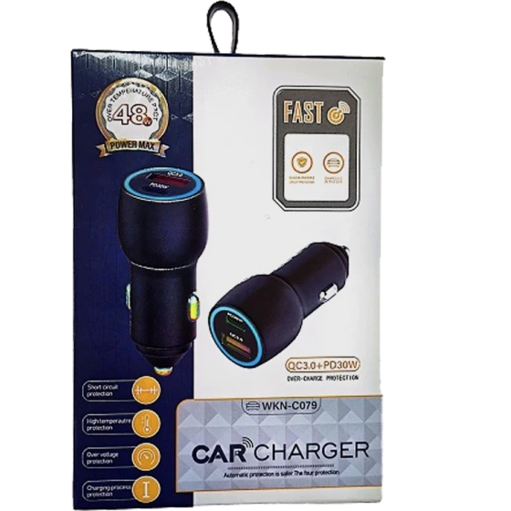 شارژر فندکی سوپر فست WKN-C079